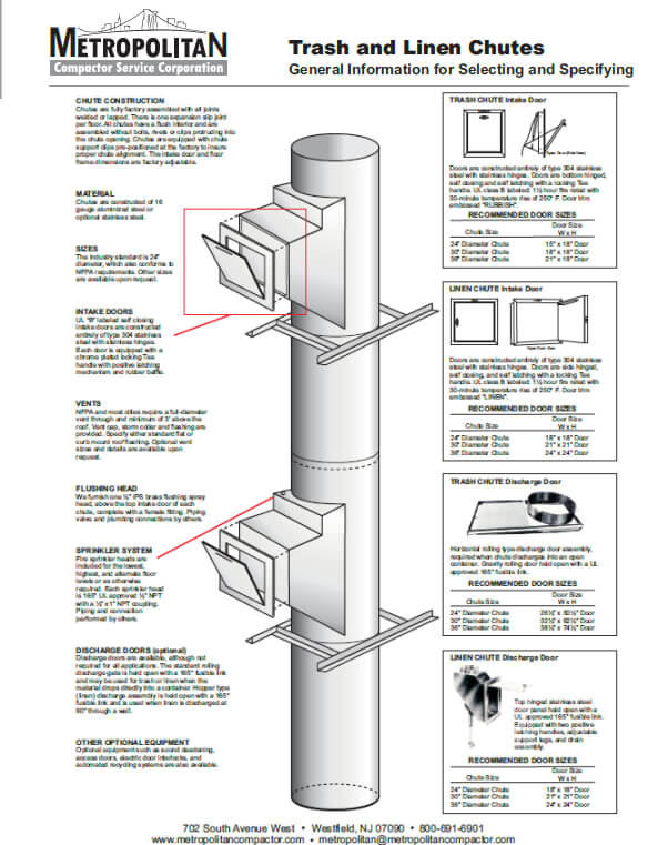 Trash And Linen Chutes